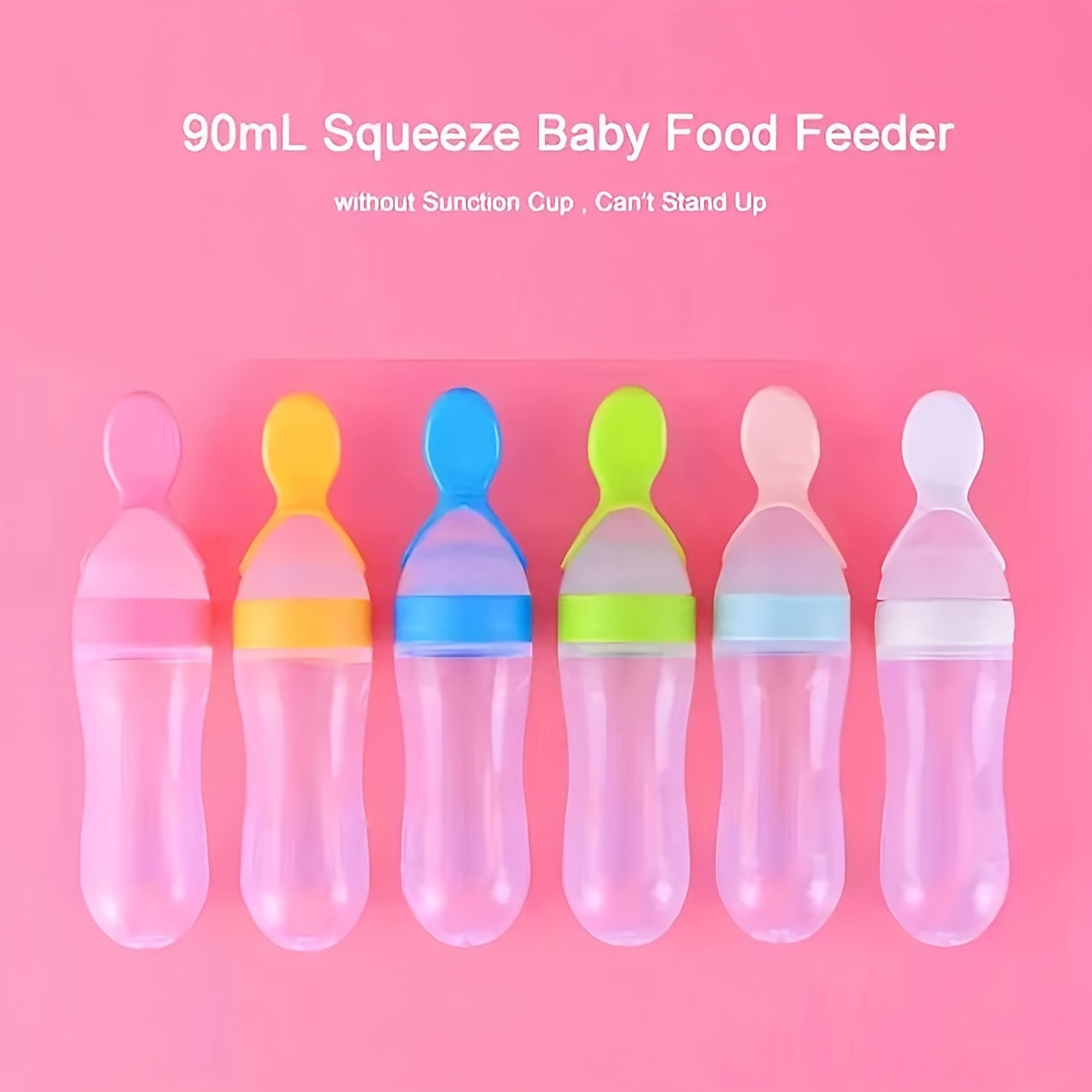 Baby Bottle for Milk and Rice Porridge Silicone 0+ 3+ 6+