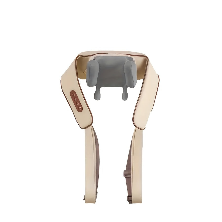 Heated Shoulder Neck Massager USB Rechargeable with Heating for Home Office Travel