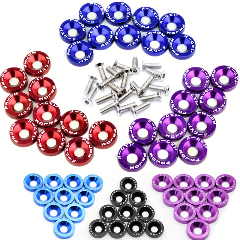 Aluminum Fender Washers and Bolts M6 Auto Motorcycle Accessories