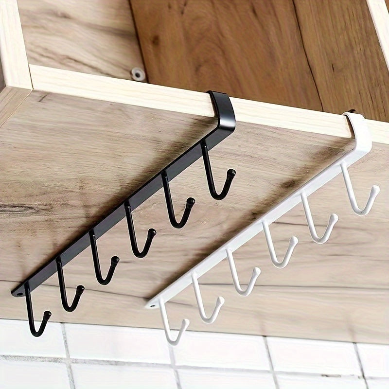 Cast Iron Hooks Seamless Nail-Free Wall Hangers for Kitchen and Wardrobe Storage