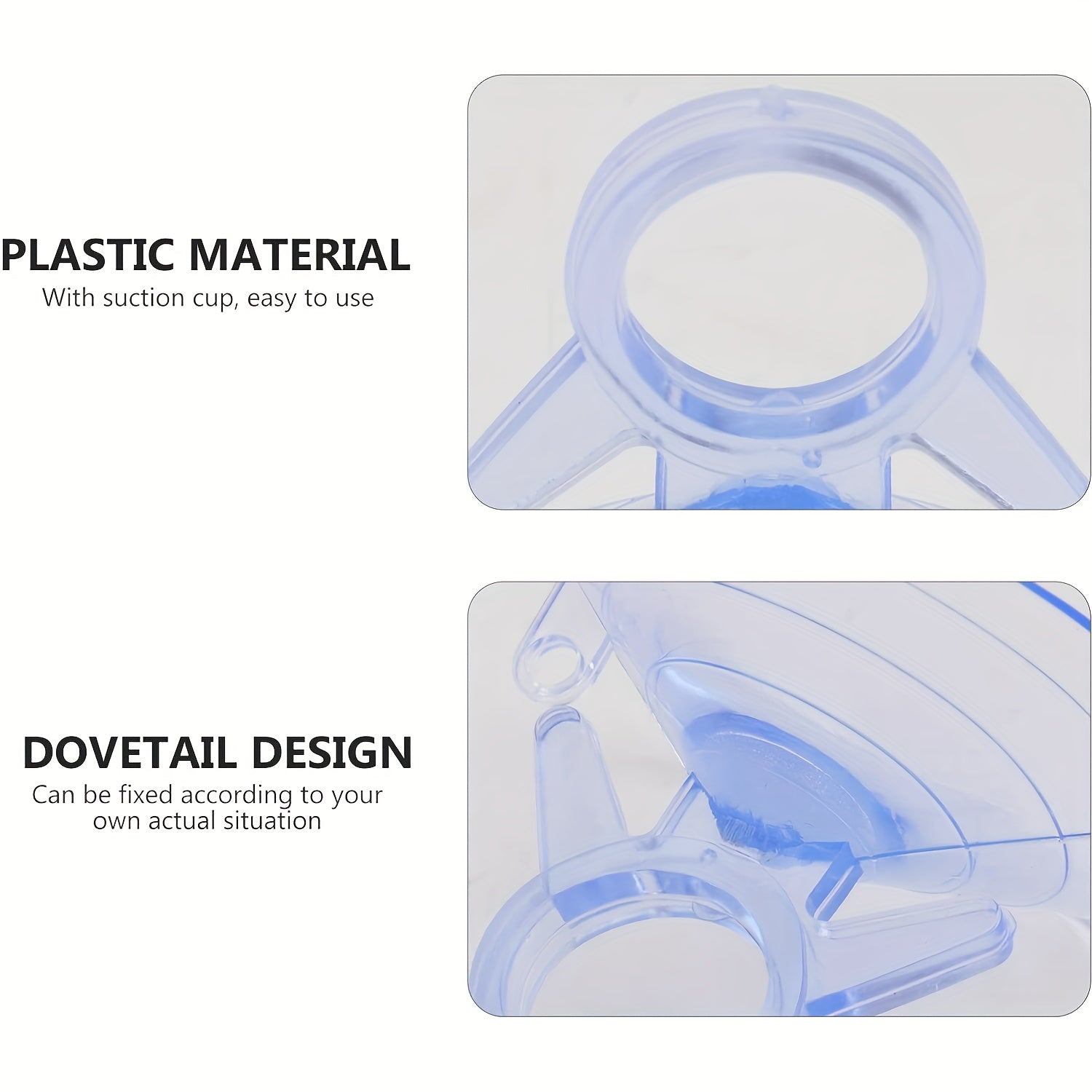 12/30 dona PVC Suction Cup Hooks avtomobil, shisha, oshxona, hammom uchun