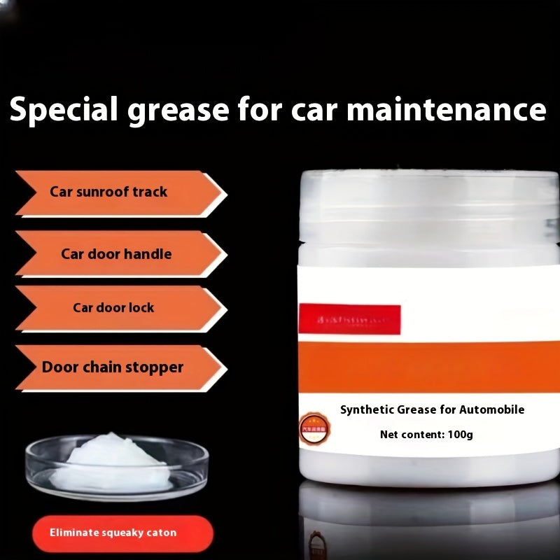 100g Synthetic Grease for Car Door Chain Stoppers Automotive Lubricant Quiet Operation