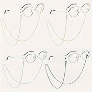 Stainless Steel Eyeglass Chain for Women with Mask Chain Function