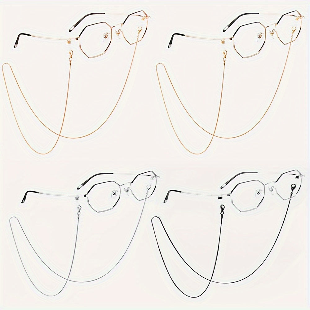 Stainless Steel Eyeglass Chain for Women with Mask Chain Function