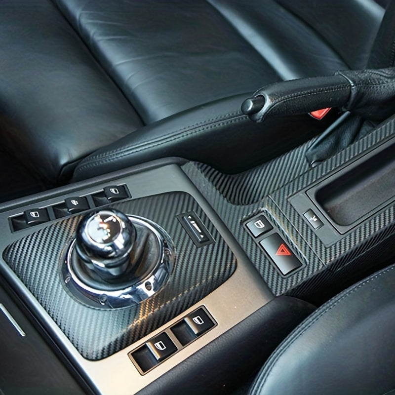 Avtomobil uchun qora karbon tolasi vinil qoplama 50cmx300cm 3D Havo chiqarish pufagi