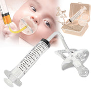 Silicone Medicine Dispenser Set with Pacifier Dropper for Ages 3+ BPA-Free Transparent Feeding Tube