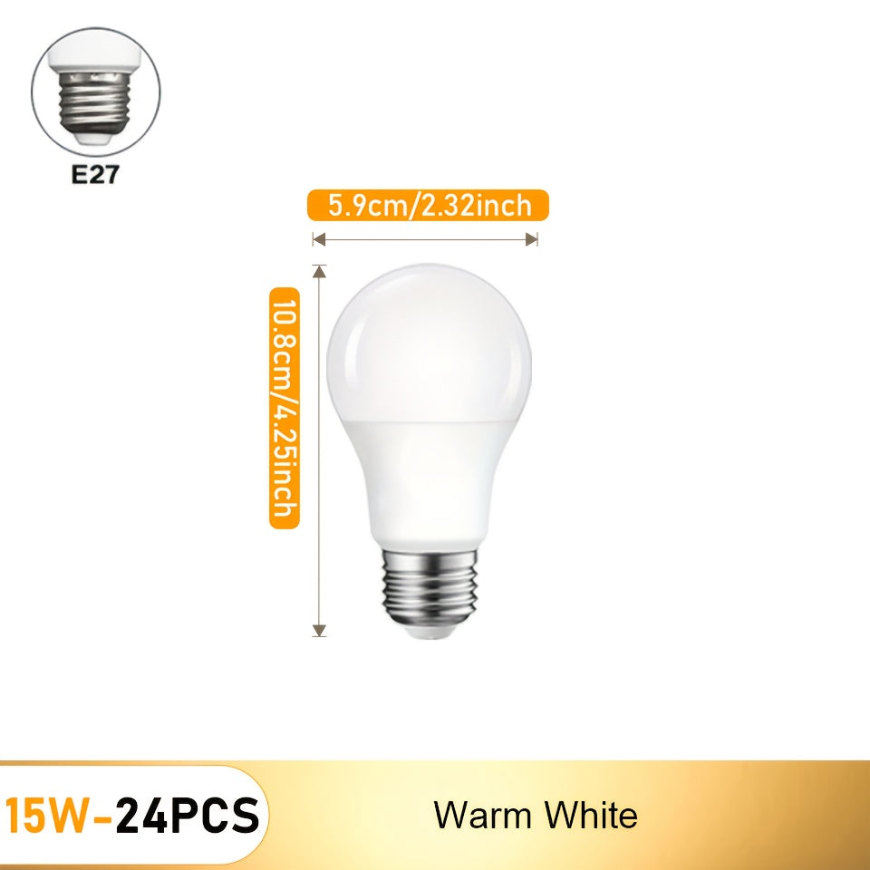 220V 15W Motion Sensor LED Light Bulb Indoor Security PIR Detector E27