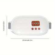 Rechargeable Waist Belt Massager with Adjustable Temperature and Vibration Modes