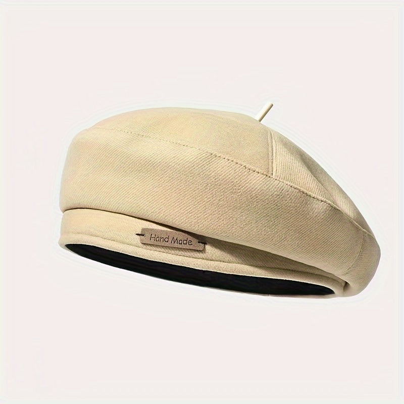 Women's Adjustable Lightweight Polyester Beret for Casual and Party Wear
