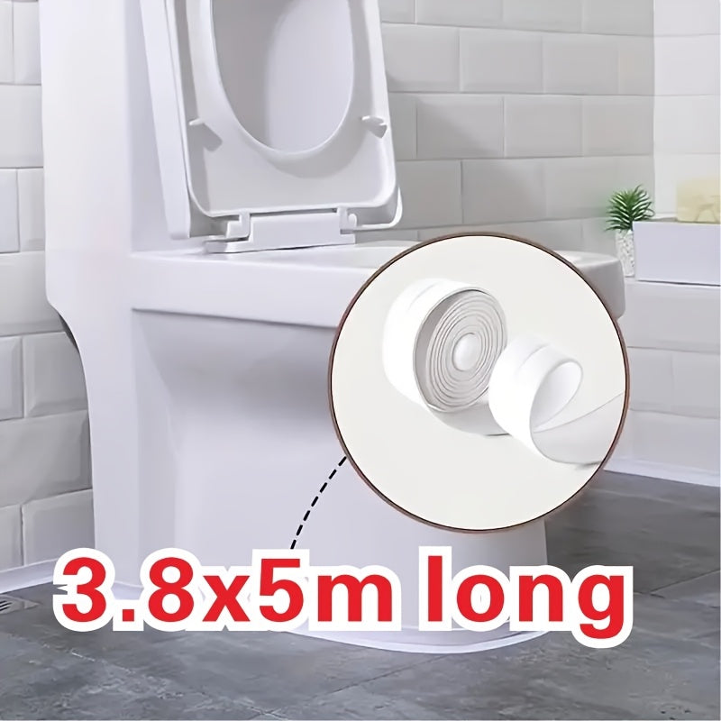 Waterproof Adhesive Tape for Kitchen and Bathroom Sealing, 5 Meters