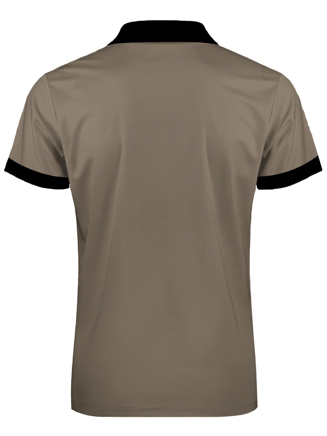 Men's Golf Shirt Summer Color Blocking Stripes Casual Plus Size Polyester