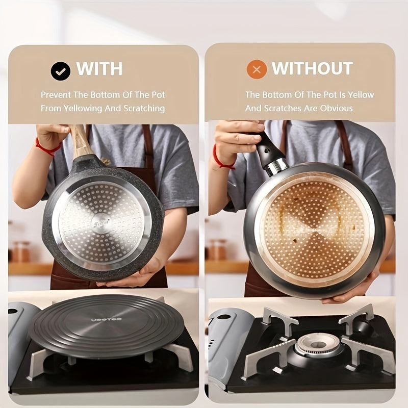 Aluminum Heat Diffuser for Gas Stove Kitchen Tool Protects Pots from Scalding