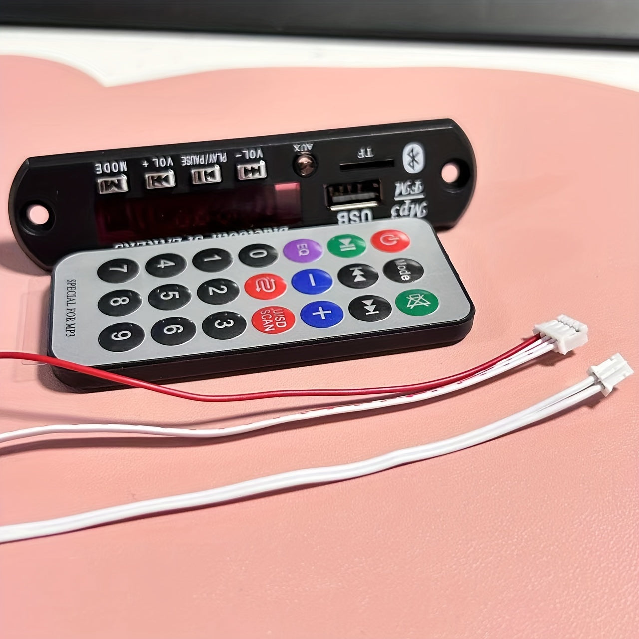 Wireless Car MP3 Player USB Audio Decoder Radio Module for Vehicles