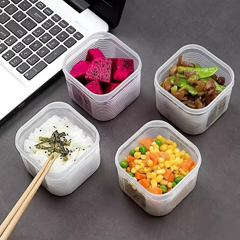 7-Piece Food Storage Container Set Leak-Proof Freezer Safe Stackable PP Material