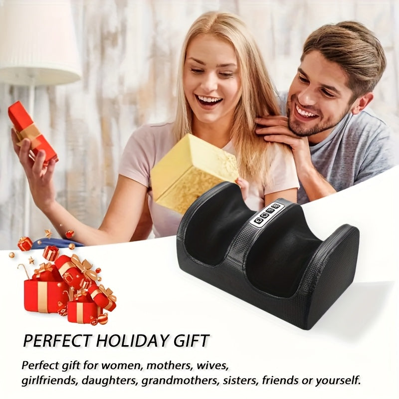 Masajeador eléctrico para pies con funciones de amasado y calefacción para la relajación