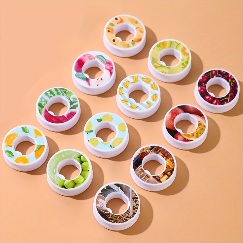 Anillos de leche con sabor a fruta para botellas de agua deportivas, accesorio para vasos