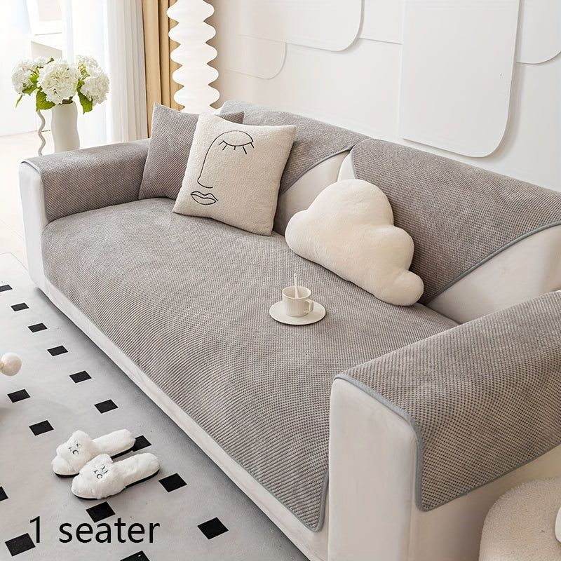 Нескользящая накидка на диван для домашних животных и декора, водонепроницаемая, легкая установка
