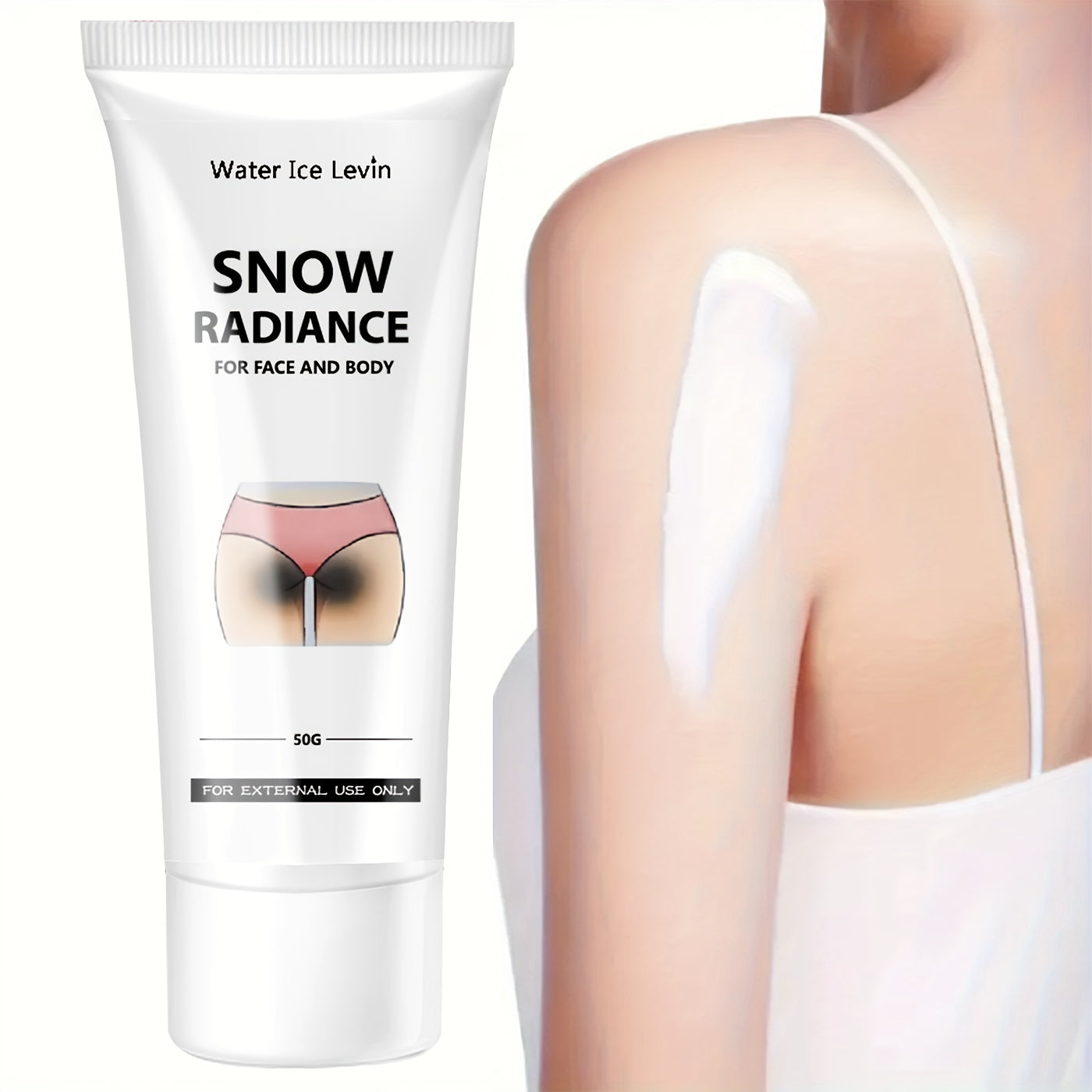 Snowflake Radiance Cream Moisturizer for Body and Underarms 60g