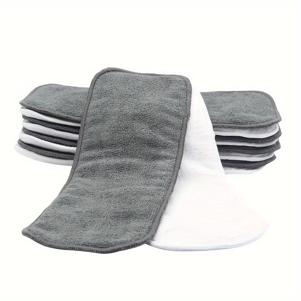 10 ta qayta ishlatiladigan mikrotoʻlqinli choyshablar, 3-qavatli yuviladigan linelar, bolalar choyshab uchun