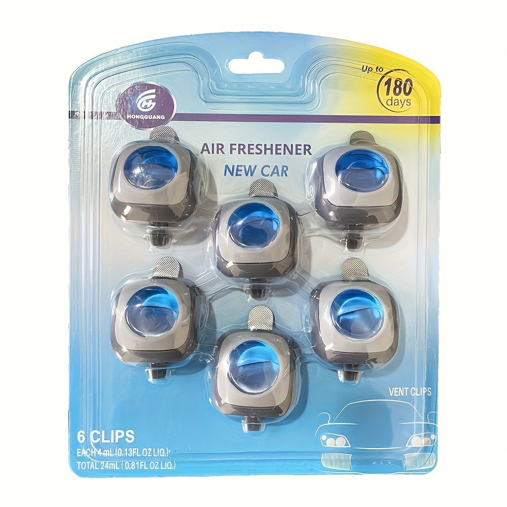 Avtomobil ichki hidi yo'qotuvchi vent klipi hidi tozalovchi 4ml Avtomobil havo tozalovchi