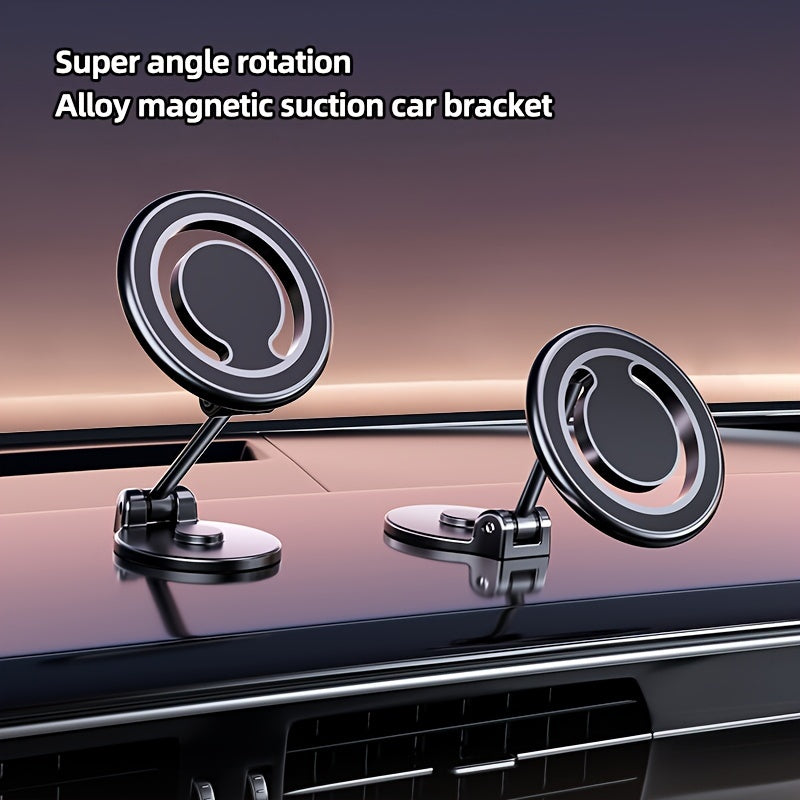 Universal Magnetic Car Phone Holder Waterproof Aluminum Alloy Dashboard Mount