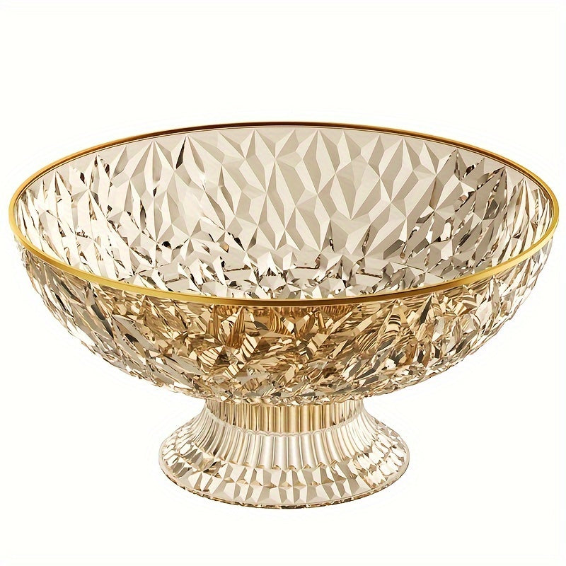 cesta de fruta de plástico con orificios de drenaje para frutas y verduras, cuenco decorativo para frutas secas y caramelos