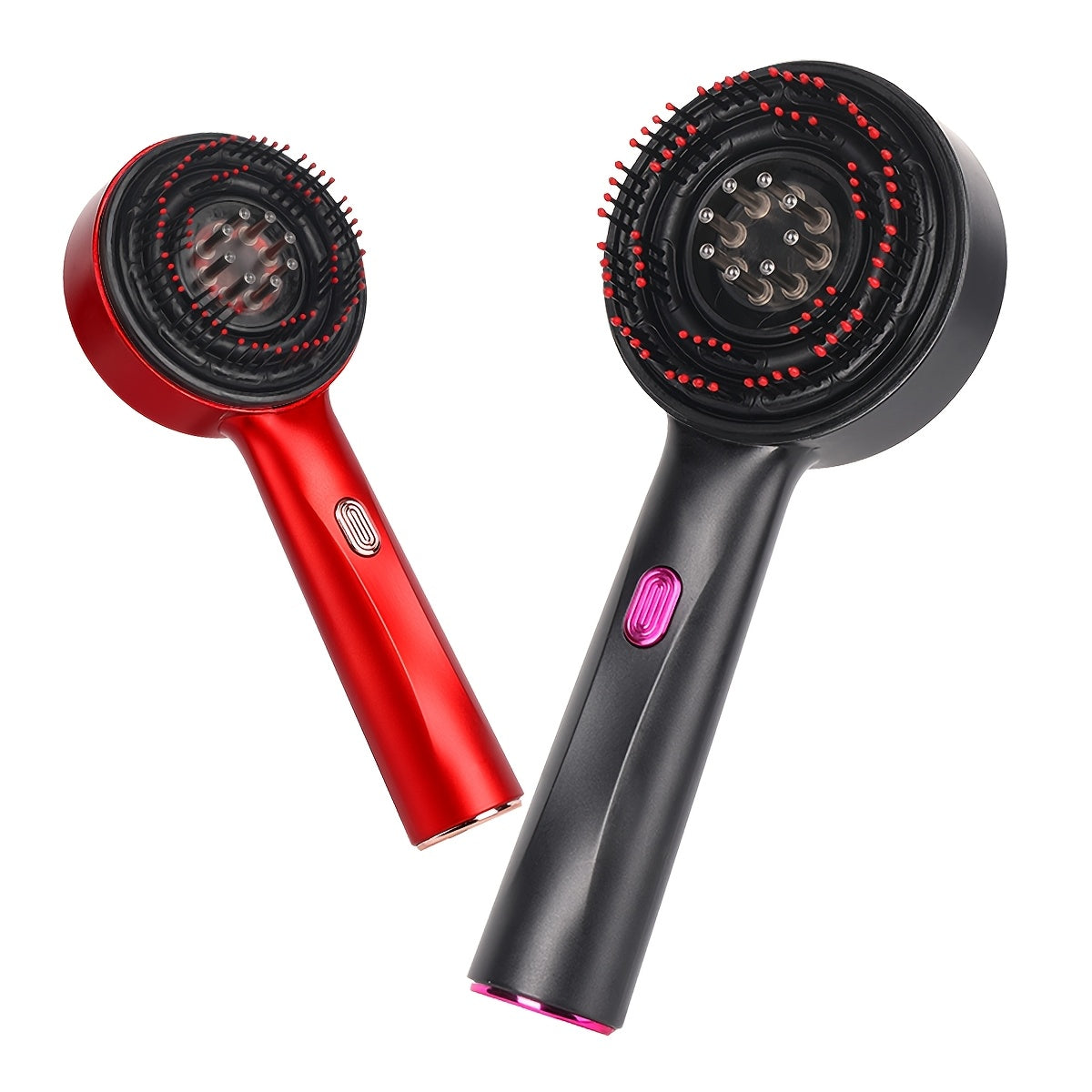 1 dona Elektrik Bosh Massajchi - USB orqali zaryadlanadigan va portativ Bosh Vibratsiya Tarag'i, Dam olish va Soch Parvarishi uchun, Yaxshilangan Shovqin Darajalari va Foydalanish Osonligi bilan