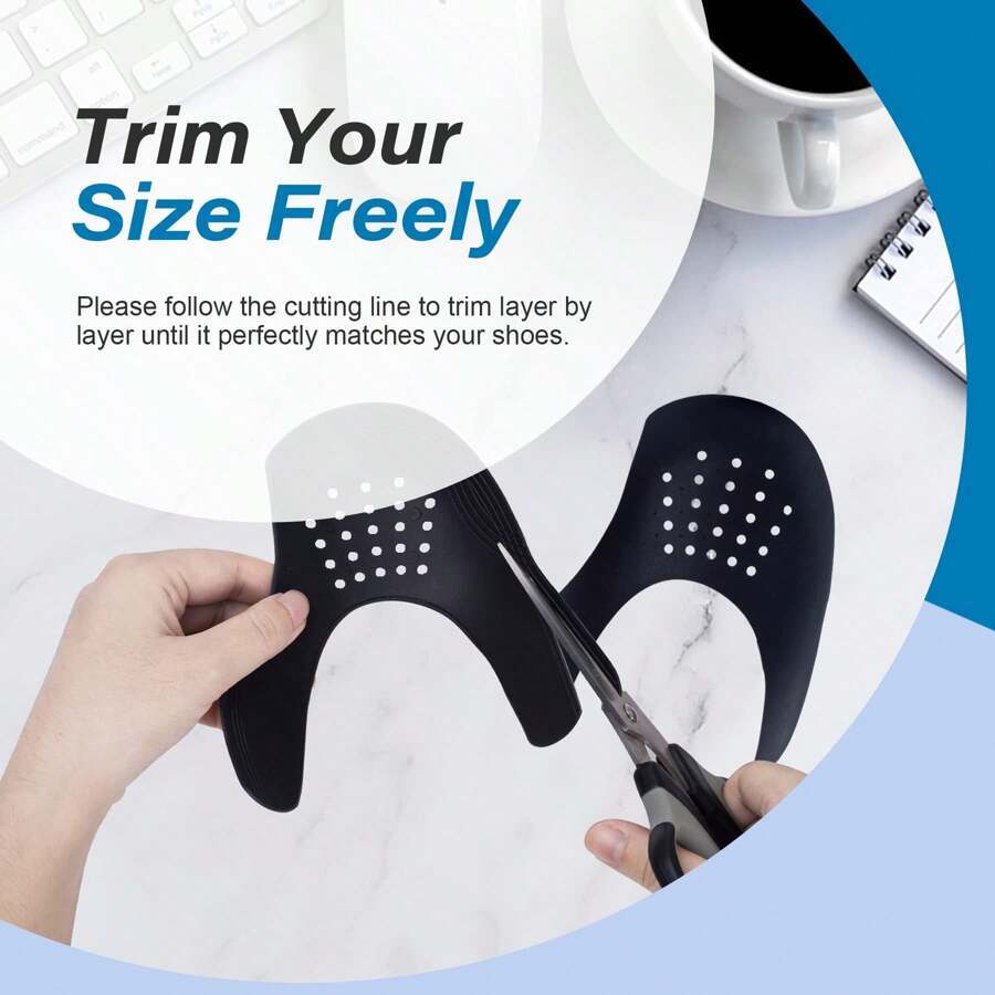 Unisex Anti-Wrinkle Shoe Pads Breathable Durable Protectors