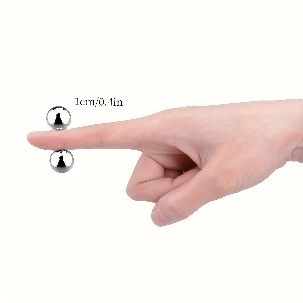 Adult Magnetic Nipple Clamps and Labia Screw Set, Strong, Reusable, Sensual Play