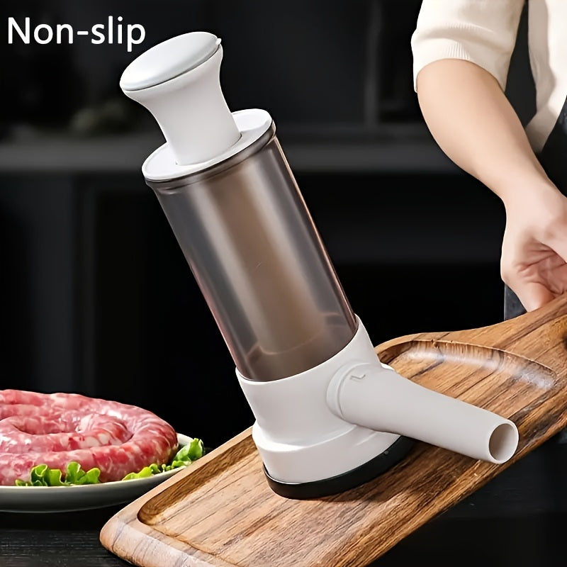 Durable Plastic Sausage Stuffer Kit for Home and Restaurant Use