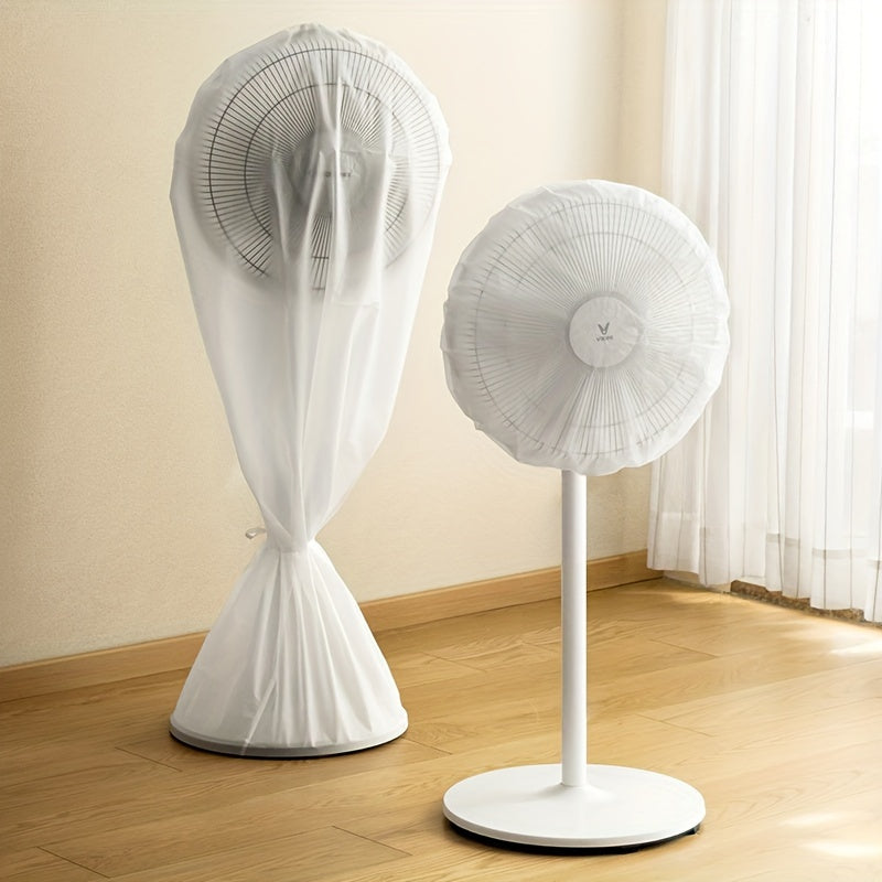 Durable Polyester Dust Cover for Electric Fans, Vertical Floor Standing, All-Inclusive Protection