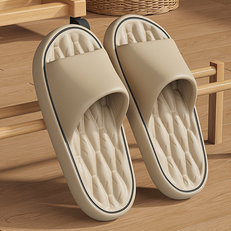 Black EVA Slides Non-Slip Indoor Outdoor Casual Beach Comfortable