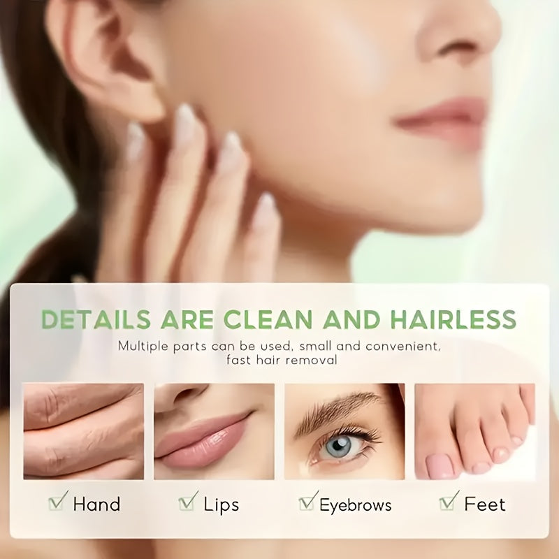 Gentle Wax Strips for Face and Bikini, Hypoallergenic, No Residue, 8pcs