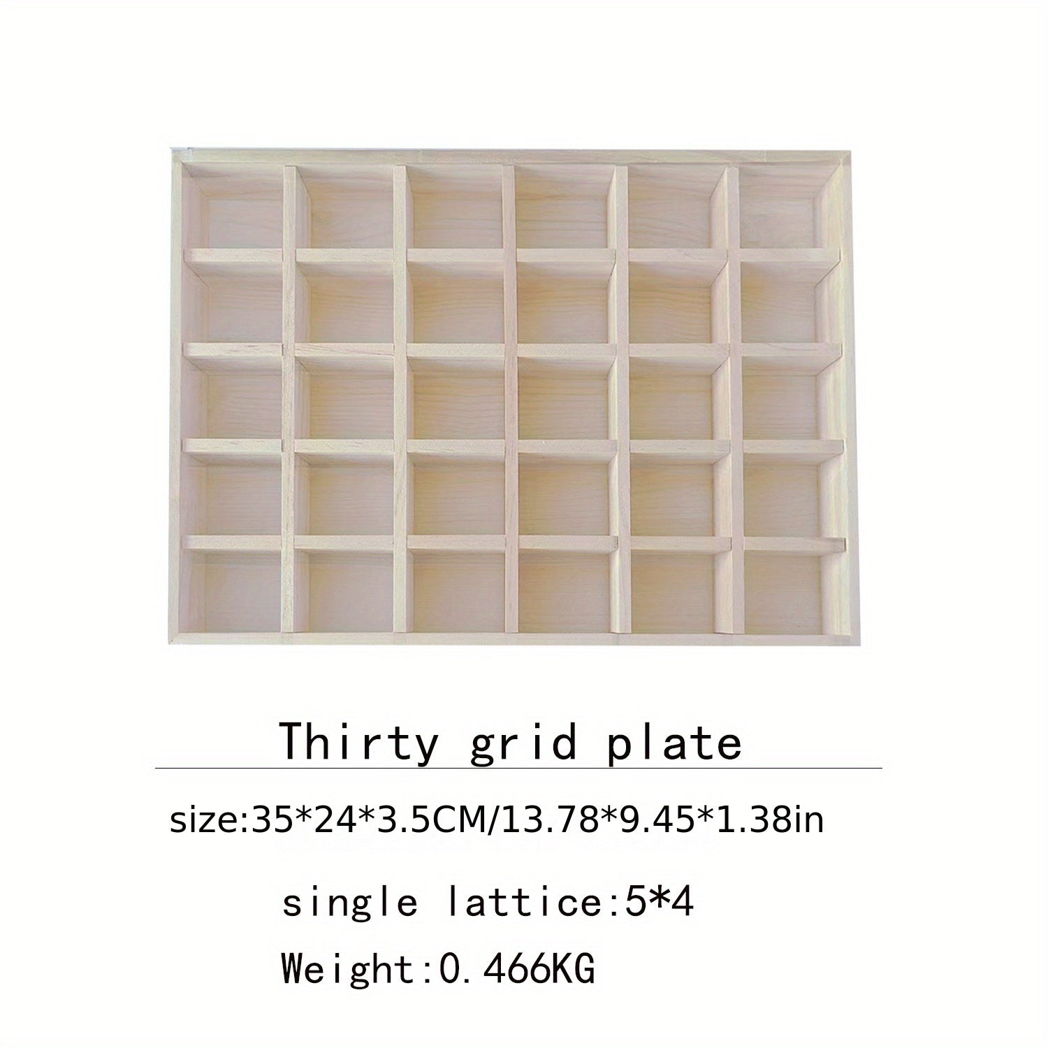 Деревянная подставка для украшений с 4-30 отделениями для организации ожерелий, колец и очков