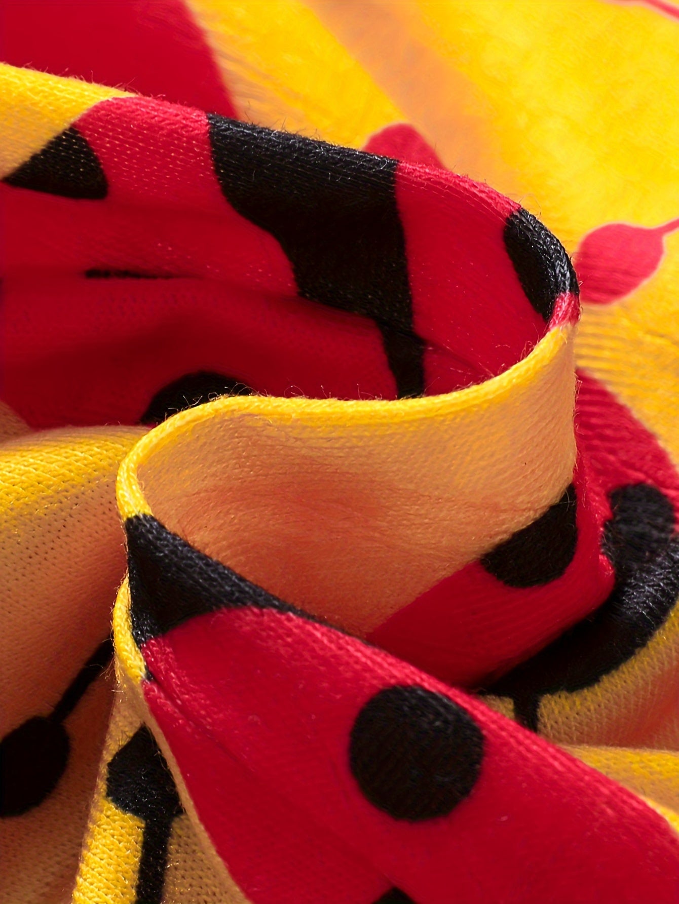 Baby Girl Summer Outfit Ruffle Sleeve Graphic T-Shirt and Ladybug Shorts Set