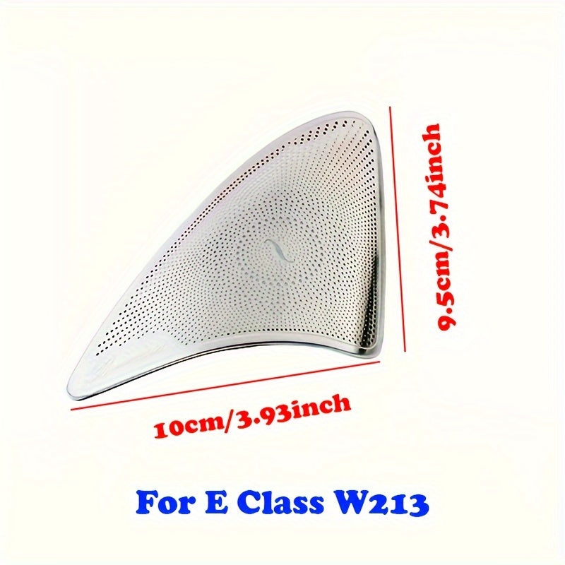 Stainless Steel Car Door Speaker Covers for C/E/GLC 2015-2022 Easy Install