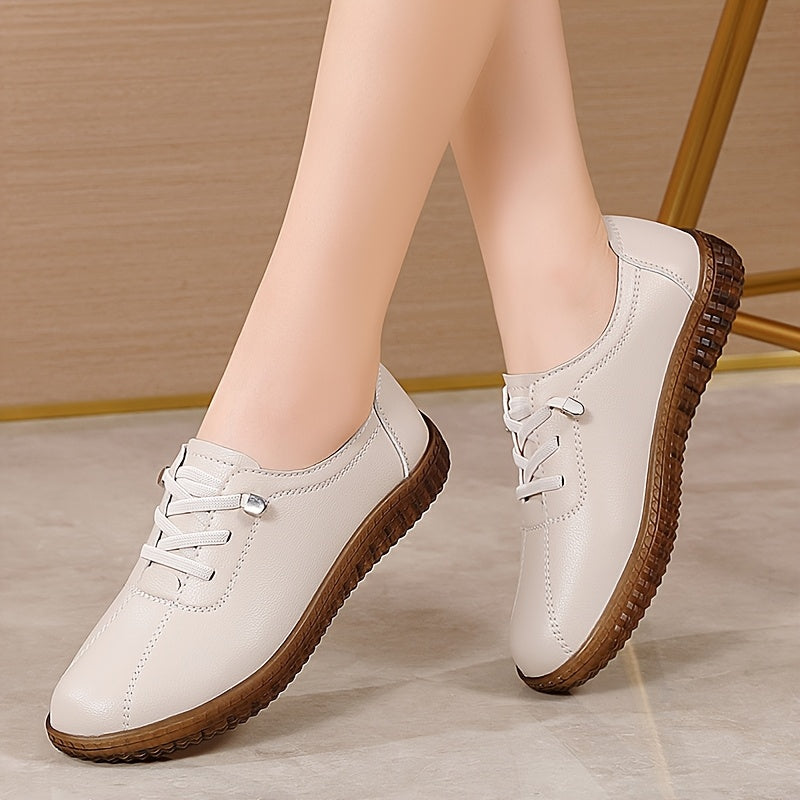 Women's Slip-On Loafers Soft Sole Casual Shoes Black All-Season