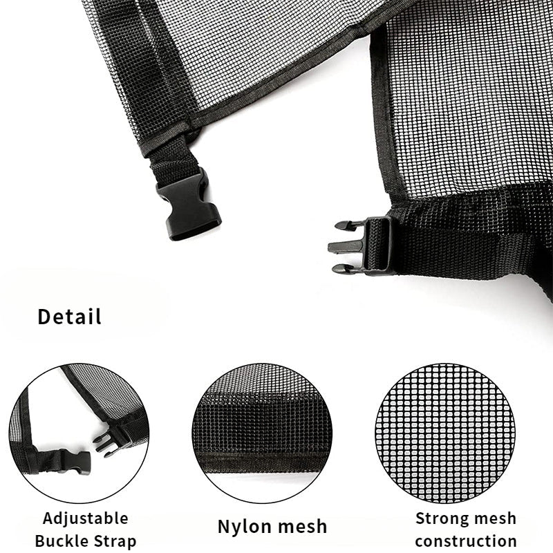 Adjustable Durable PVC Mesh Cover for Outdoor Air Conditioners Preventing Leaf Clogs