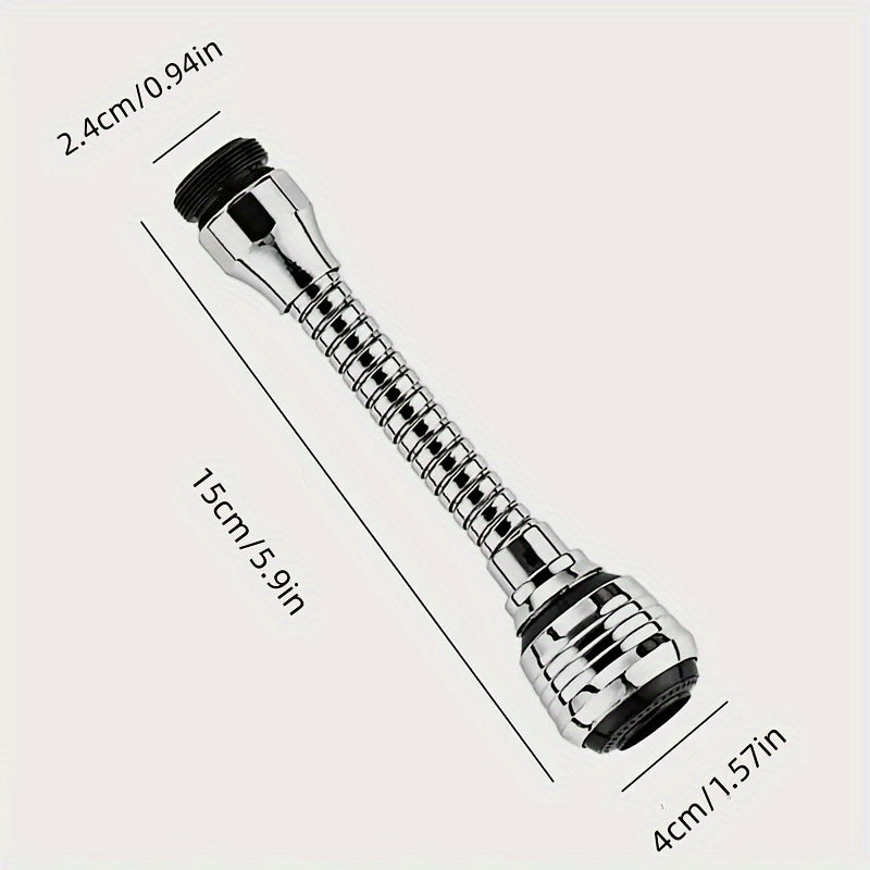 360° Rotatable RV Kitchen Faucet Aerator Dual Mode Water Saving Anti-Splash ABS Resin