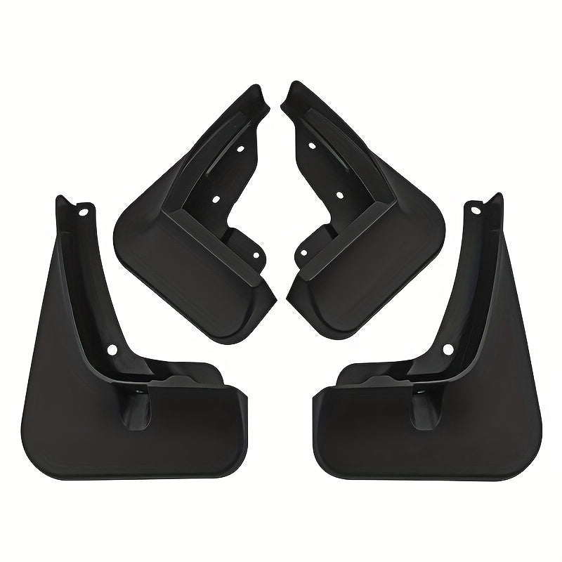 4PCS Black Universal Mud Flaps Splash Guards for Cars Front Rear Durable PP
