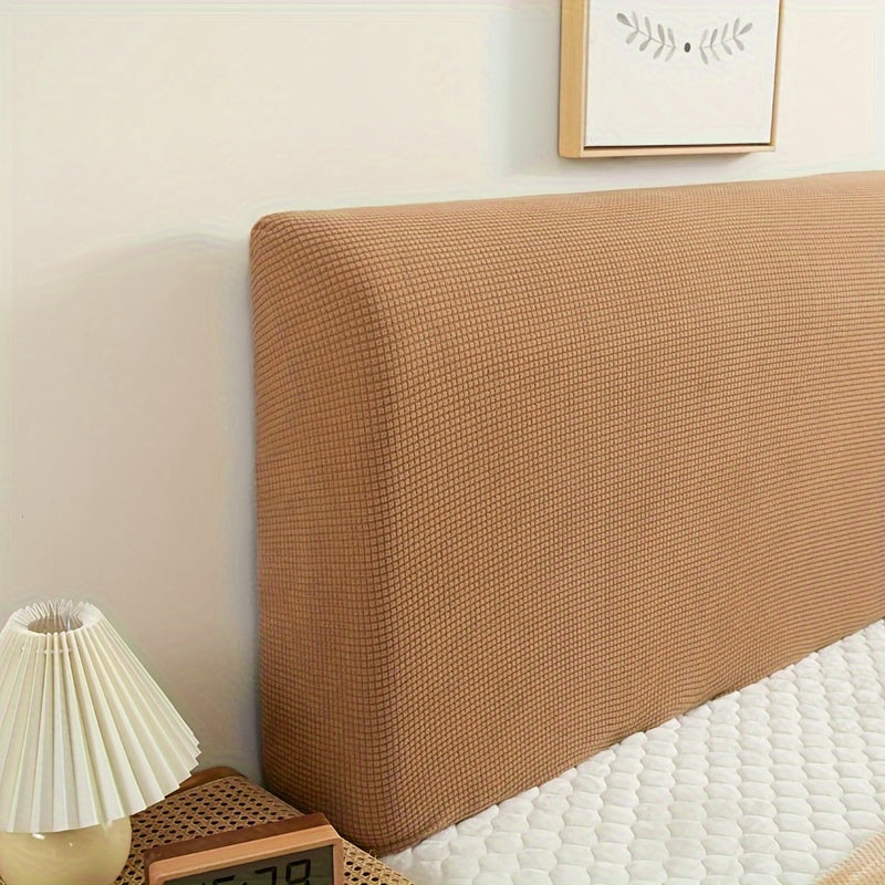 Machine Washable Polyester Fiber Fill Headboard Cover with Macaron-Inspired Corn Texture