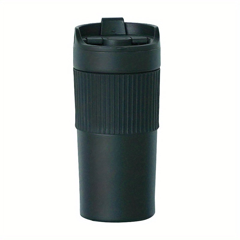 Insulated Stainless Steel French Press Mug 12oz Travel Coffee Tumbler