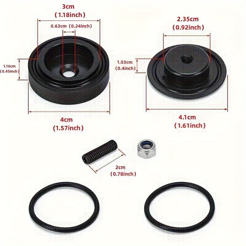 Orqa wiper o‘chiruvchi to‘plami alyuminiy O-ring yopinglari, barcha avtomobillar uchun oson o‘rnatish