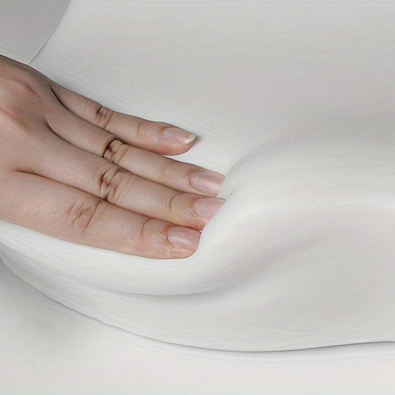 Memory Foam Knee Pillow for Side Sleepers with Strap for Back and Knee Pain Relief