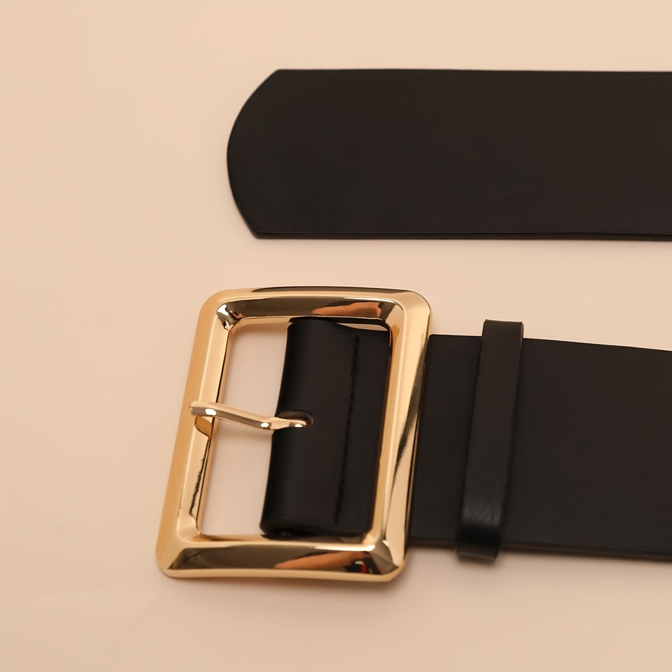 Women's Faux Leather Wide Belt for Casual, Dressy, and Everyday Wear