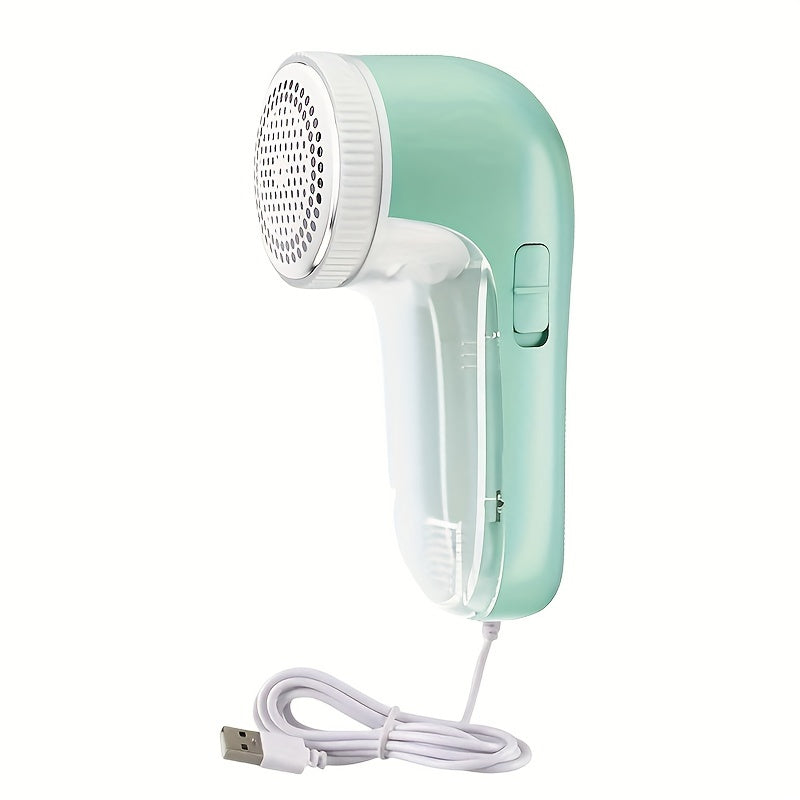 Electric Lint Remover USB Rechargeable with 3 Stainless Steel Blades for Clothes and Fabrics