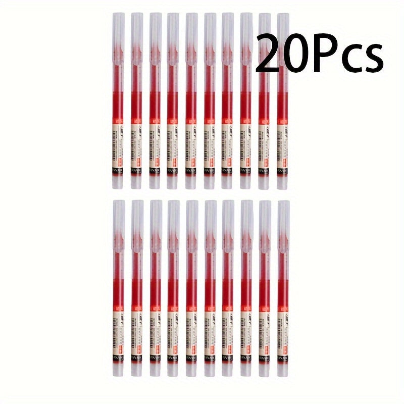 10 Pack Blue Gel Pens Extra Fine Tip Liquid and Gel Ink for School Office Stationery