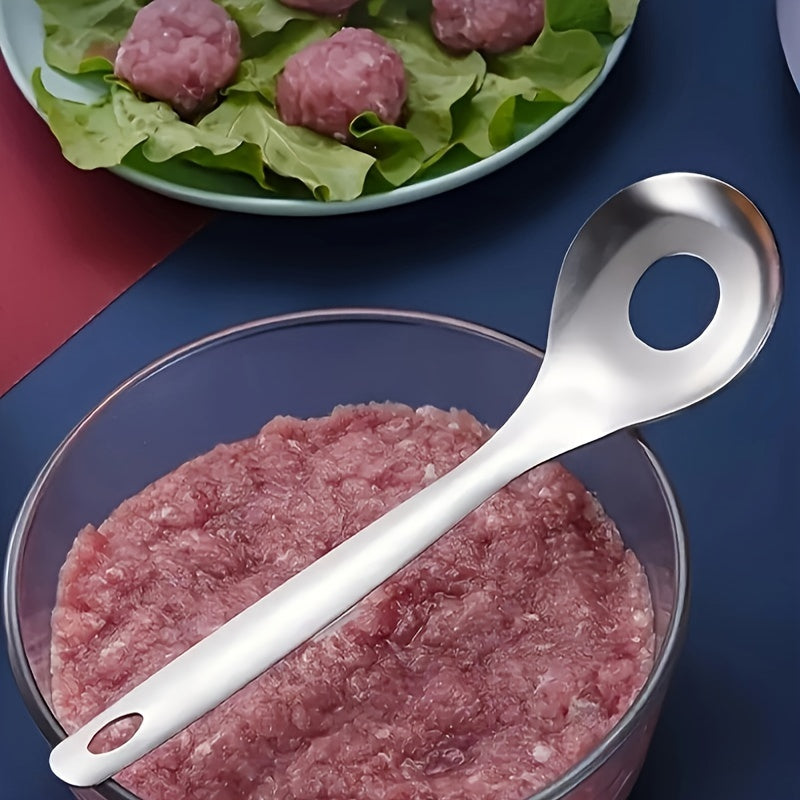 Stainless Steel Meatball Maker Spoon Kitchen Tool for Meatballs and Fishballs