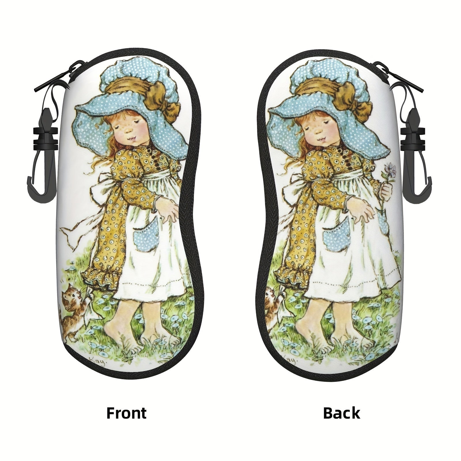 Vintage Garden Style ko'zoynak qutisi - Yumshoq va yengil ko'zoynak sumkasi erkaklar va ayollar uchun, sayohat uchun mukammal