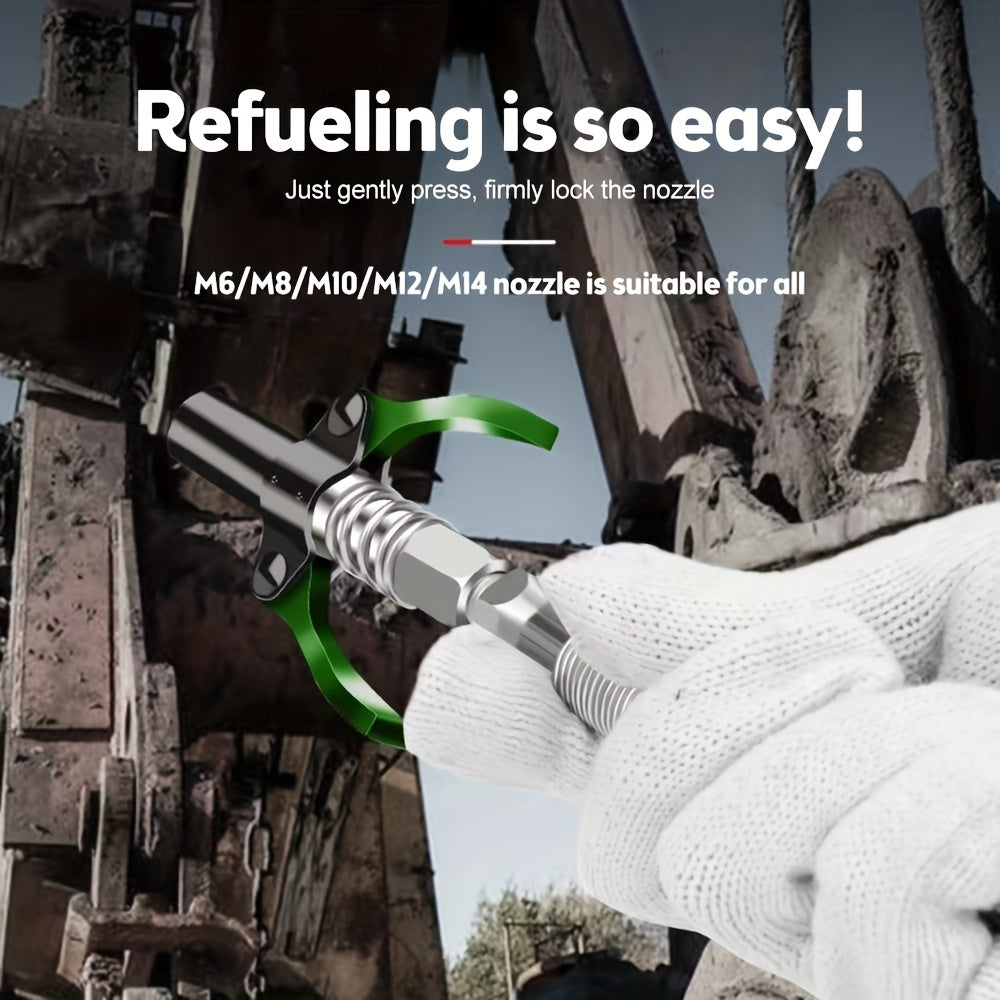 Yuqori bosimdagi yog' purkagich uchun quvurlar 10000 PSI NPTI/8 nozul yog' nasosi